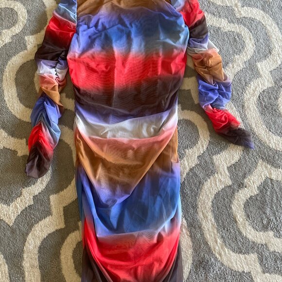 Munthe ombre striped "Madagascar" midi dress - Picture 4 of 6